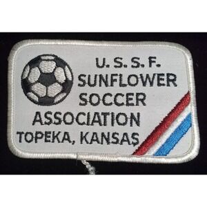 U.S.S.F. SUNFLOWER SOCCER ASSOCIATION TOPEKA, KANSAS PATCH